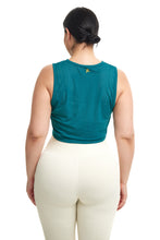 بلوزة قصيرة بدون أكمام