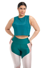 بلوزة قصيرة بدون أكمام